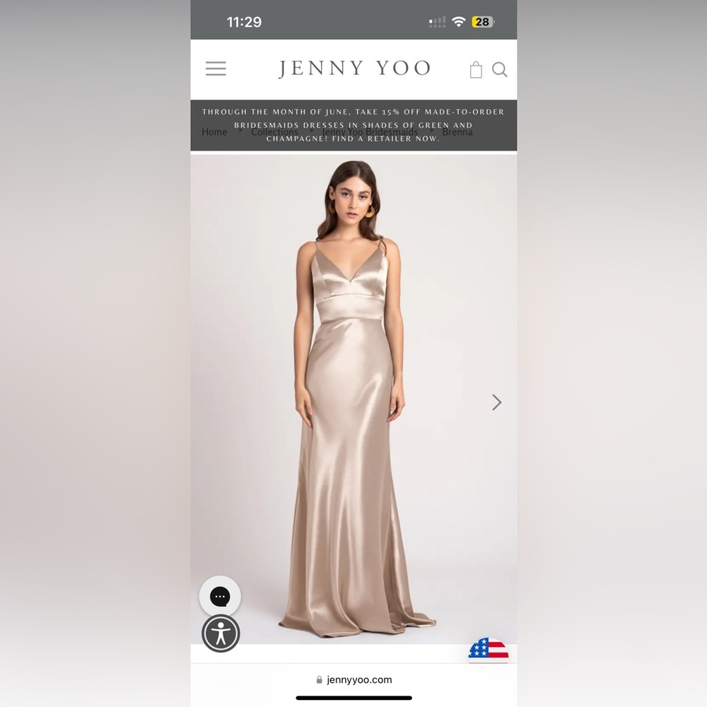 Jenny Yoo Brenna in Petal Dress - Picture 4 of 4